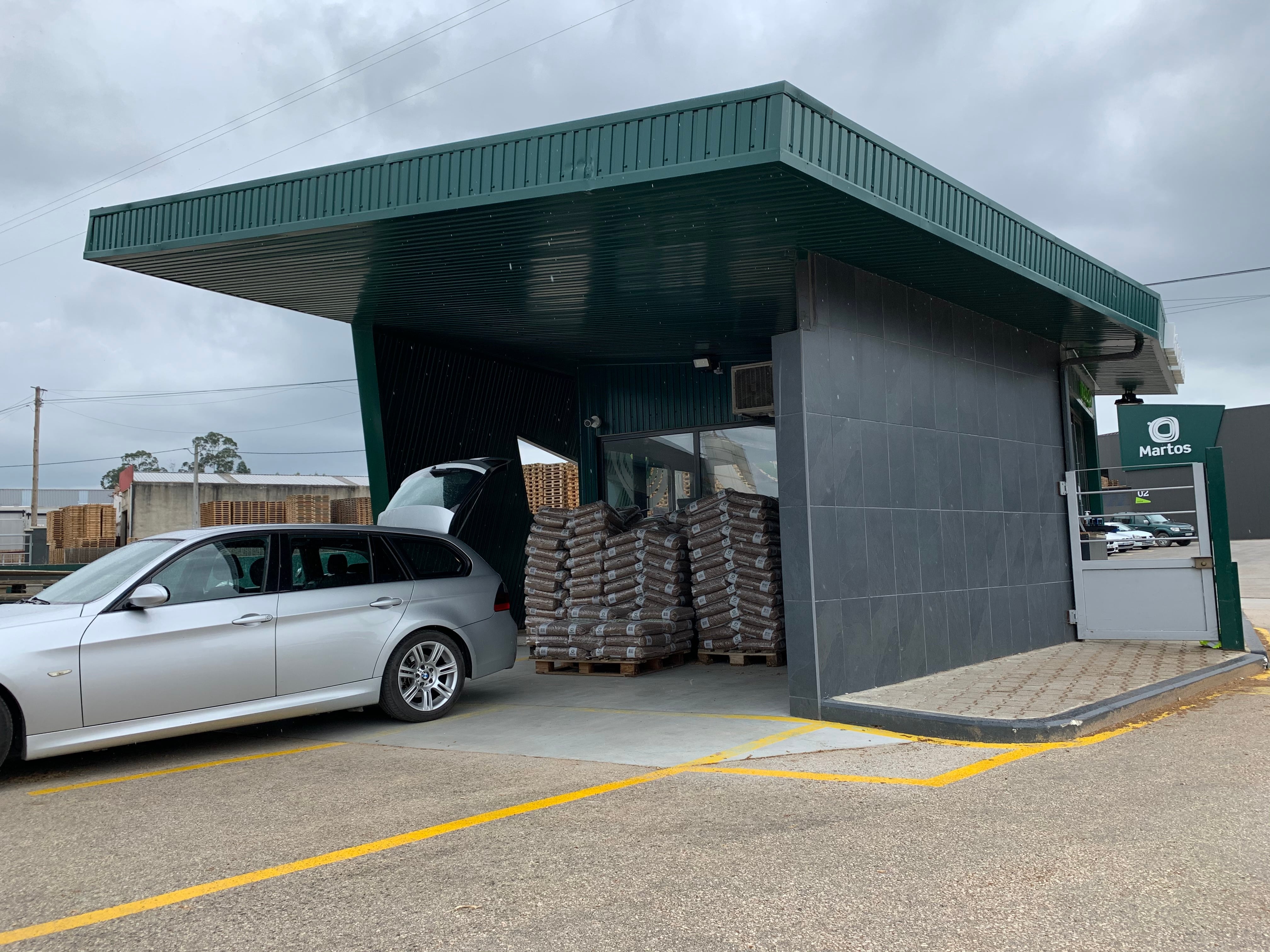 Loja carregamento pellets